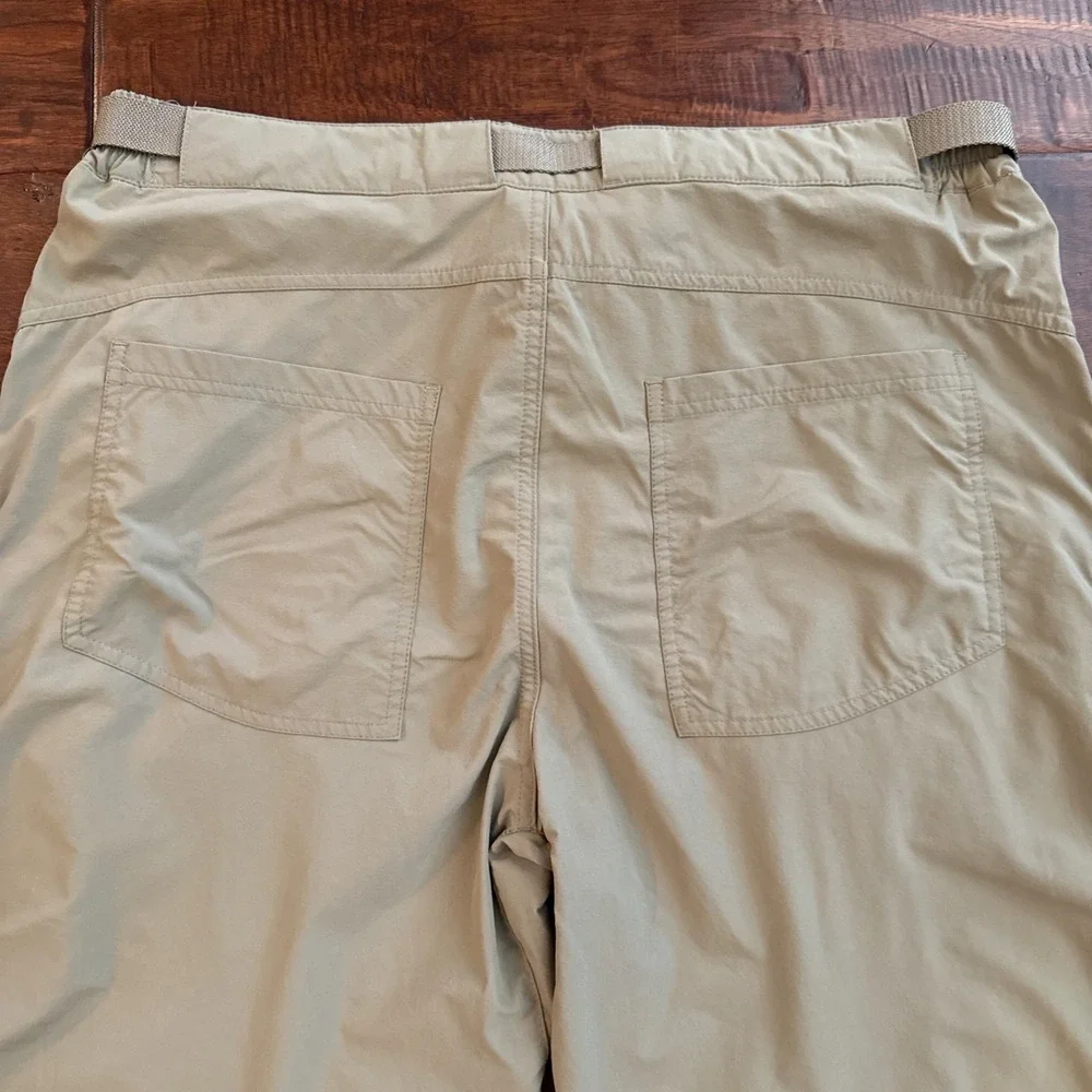 Free Soldier Outdoor Tactical Pants Men's Size 36/30 Tan Water Repel Web Belt